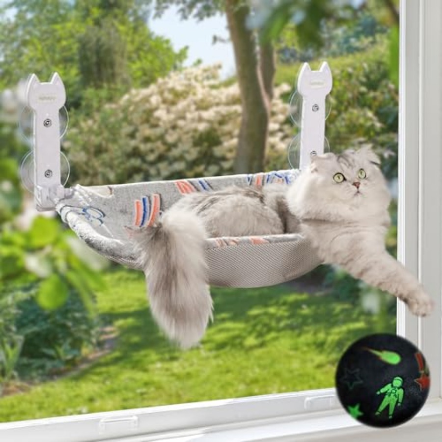 Cat Window Perch - Cat Window Perch, Glow in The