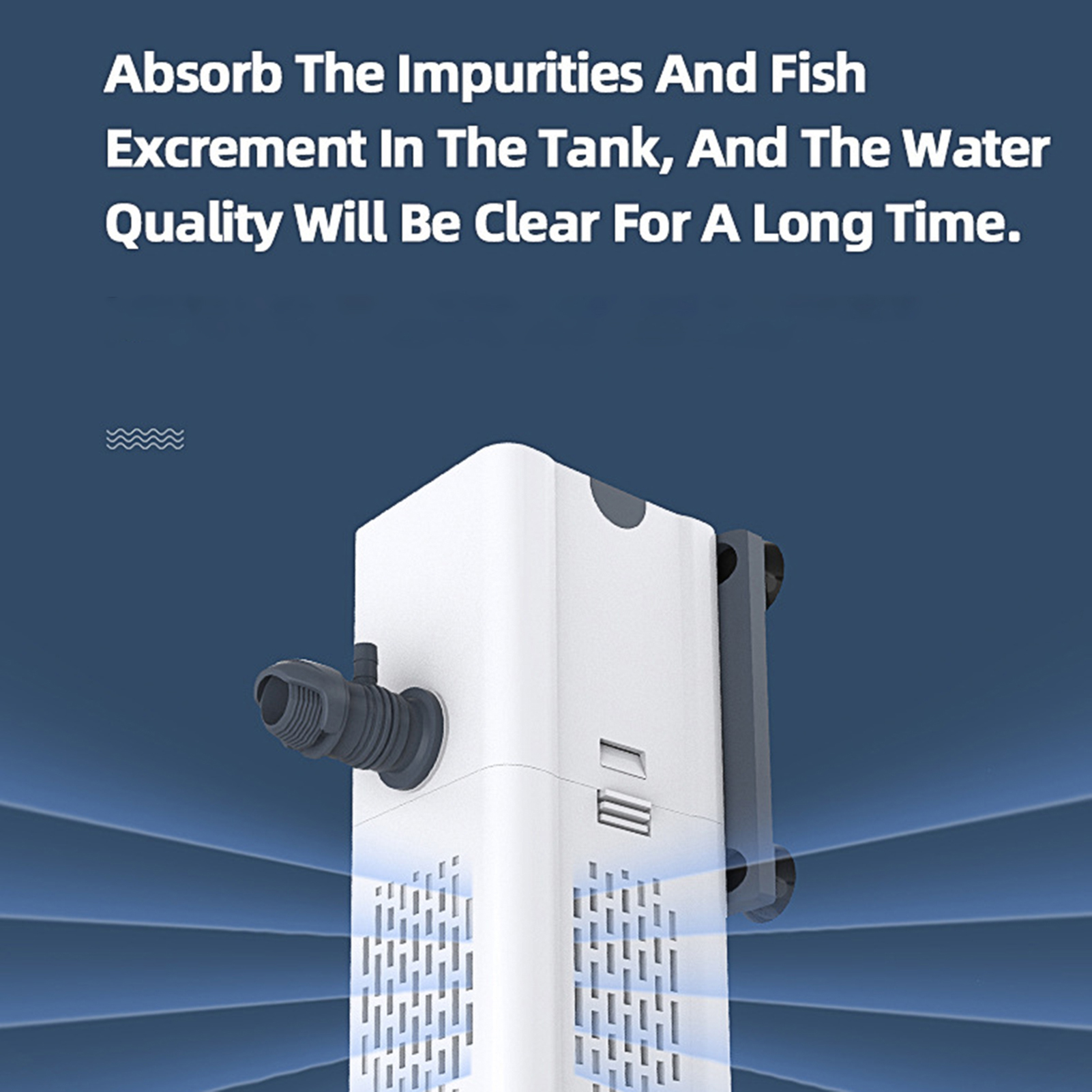 Fish Tank Filter Pump - 15W Aquarium Filter, Fish Tank Filter
