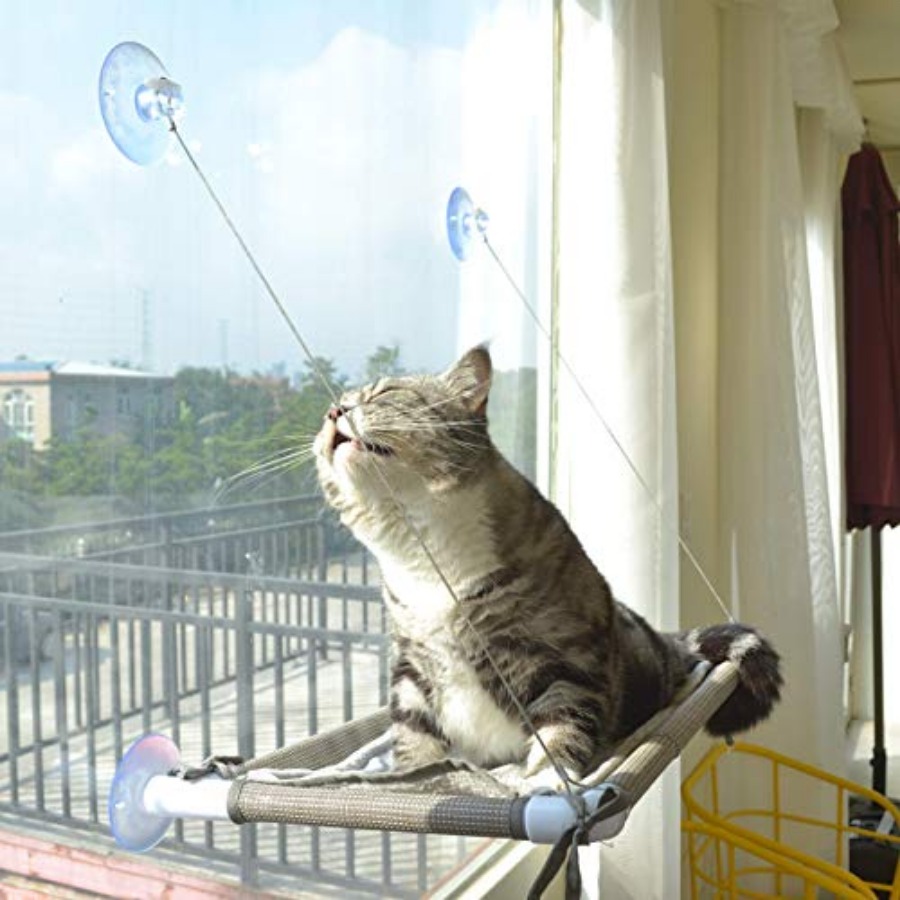 Cat Window Perch - Cat Window Hammock Mess-Free Waterproof Cats