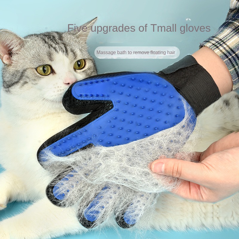Pet Supplies Hours - Silicone Pet Grooming Gloves Cats Hair