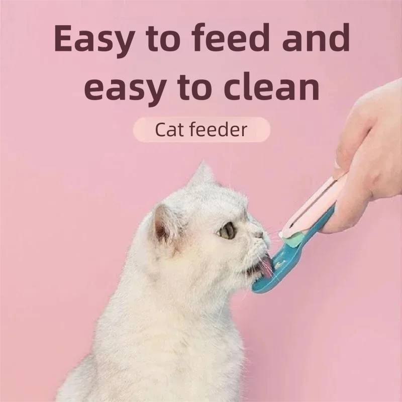 New Cat Paste Spoon Feeder Squ - Pet Supplies In Amazon ulasan dan harga