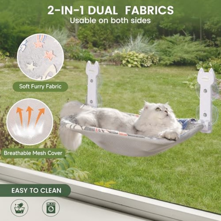 Cat Window Perch, Glow in The  - Cat Window Perch ulasan dan harga