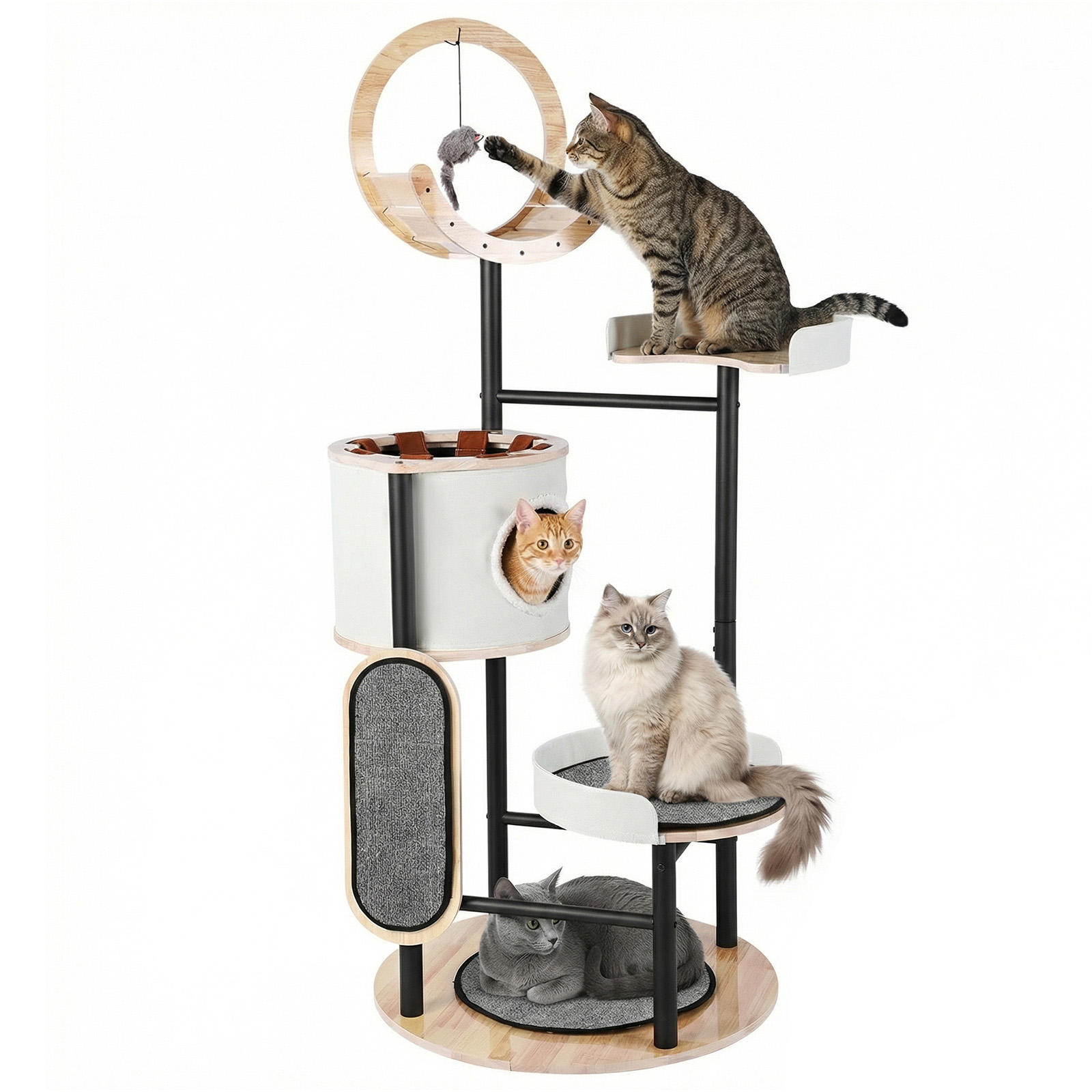 66-Inch Cat Tree with Scratchi - Pet X Supplies & Tack Grooming ulasan dan harga