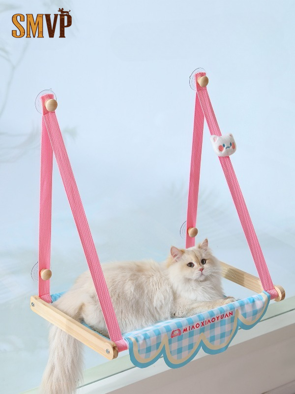 Adorable Pink Cat Window Hammo - Cat Window Perch ulasan dan harga