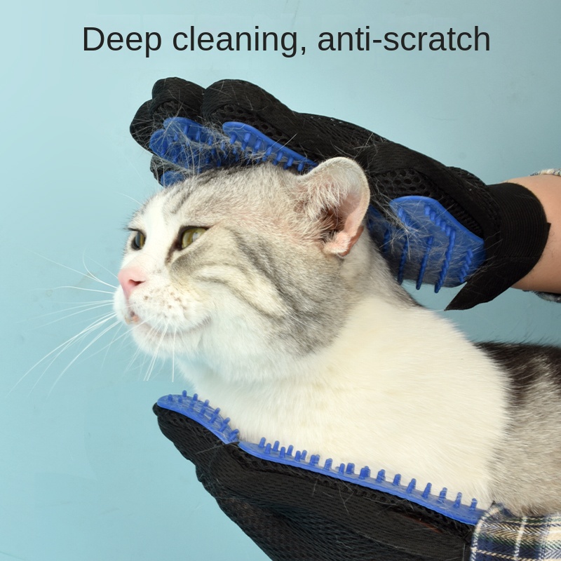 Silicone Pet Grooming Gloves C - Pet Supplies Hours ulasan dan harga