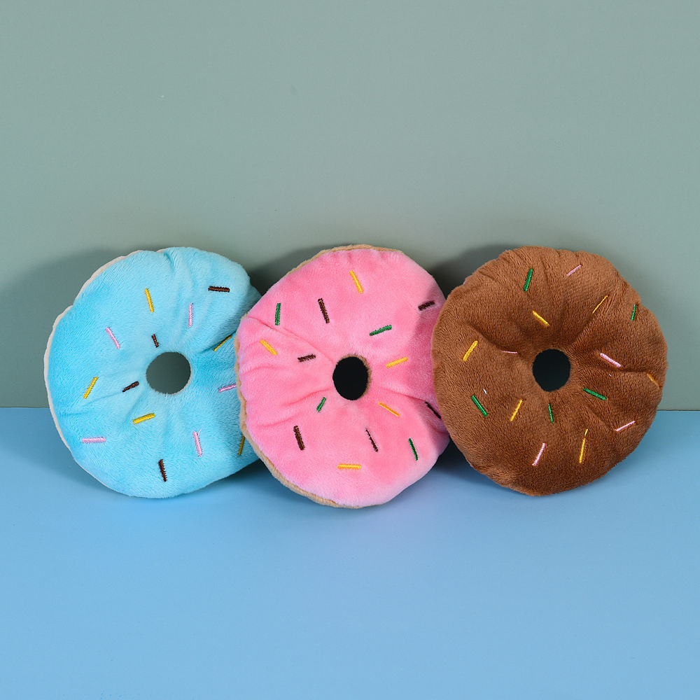 Pet Voice Dog Plush Doughnut T - Pet Supplies In Amazon ulasan dan harga