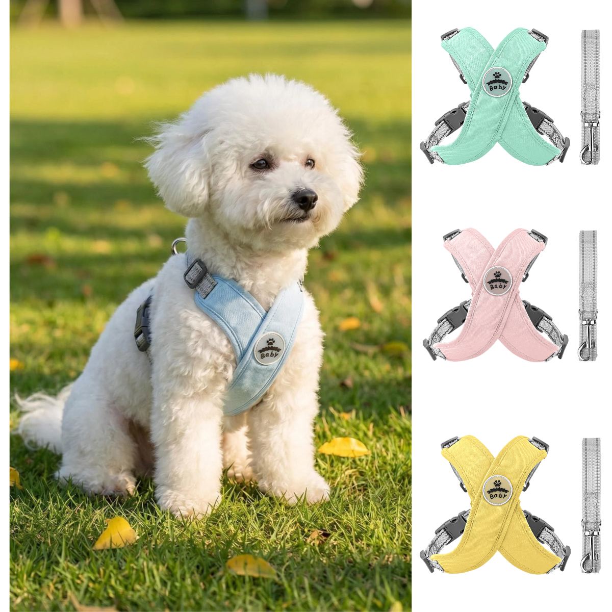 Pet Dog Harness and Leash Set  - Pet X Supplies & Tack Grooming ulasan dan harga