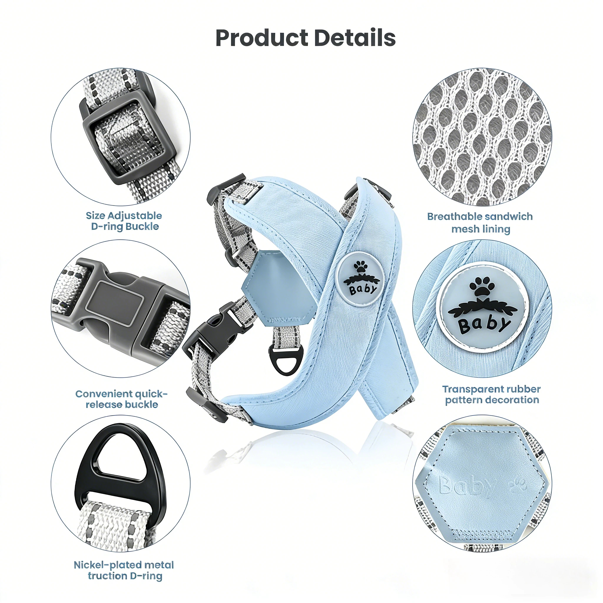 Pet Dog Harness and Leash Set  - Pet X Supplies & Tack Grooming ulasan dan harga