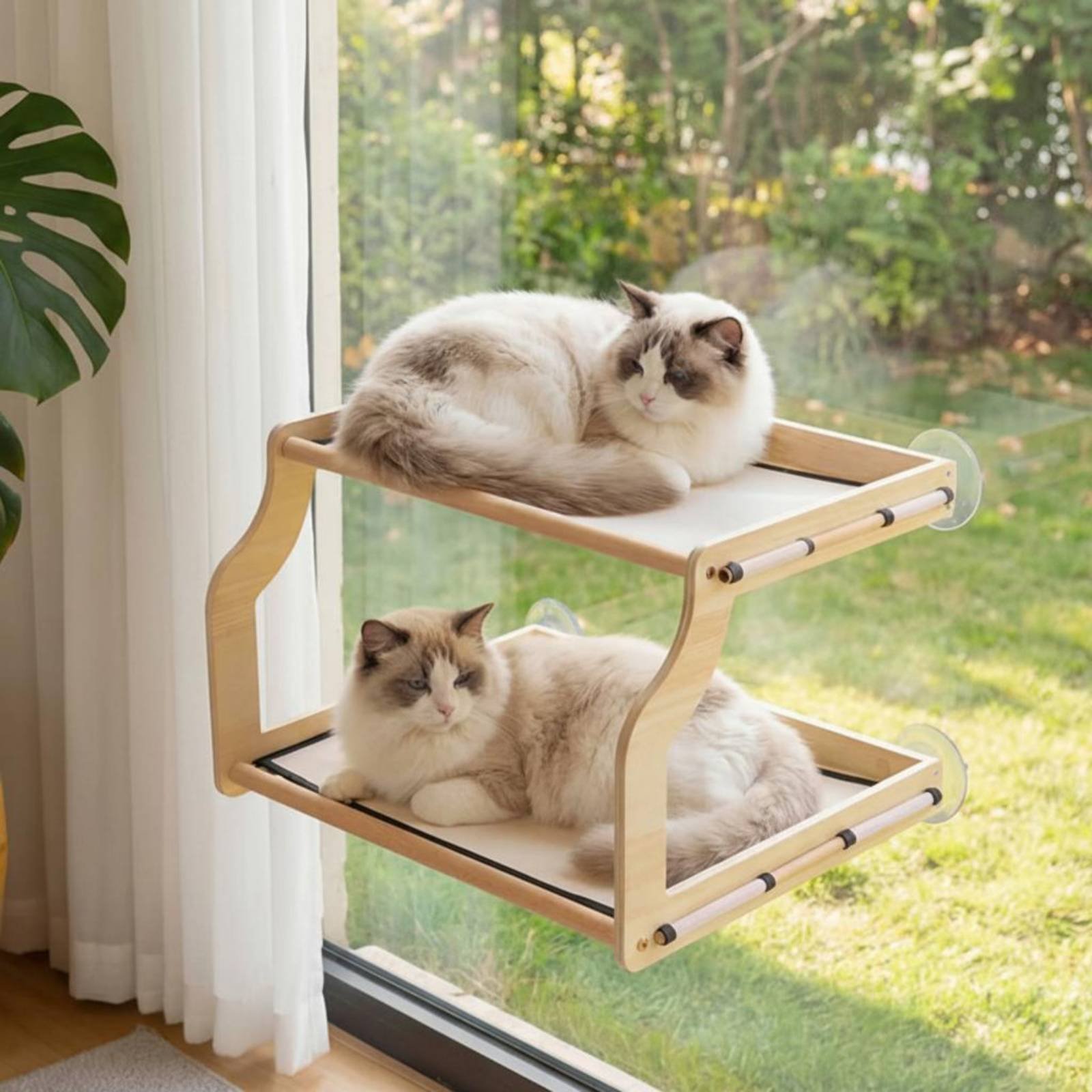 Window Mounted Cat Bed Easy-Mo - Cat Window Perch ulasan dan harga