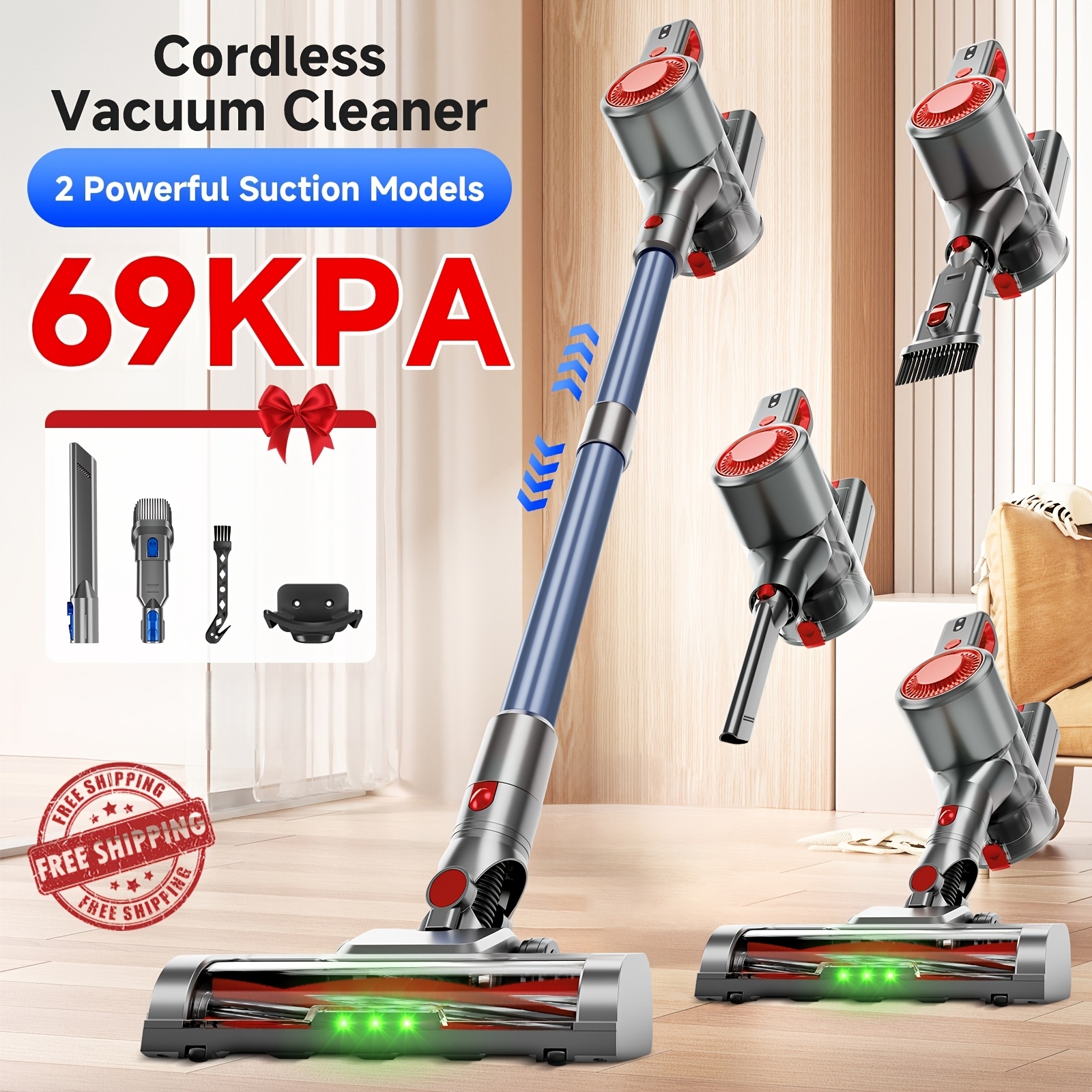 55-69 KPA Corded/Cordless Vacu - Pet Supplies Hours ulasan dan harga