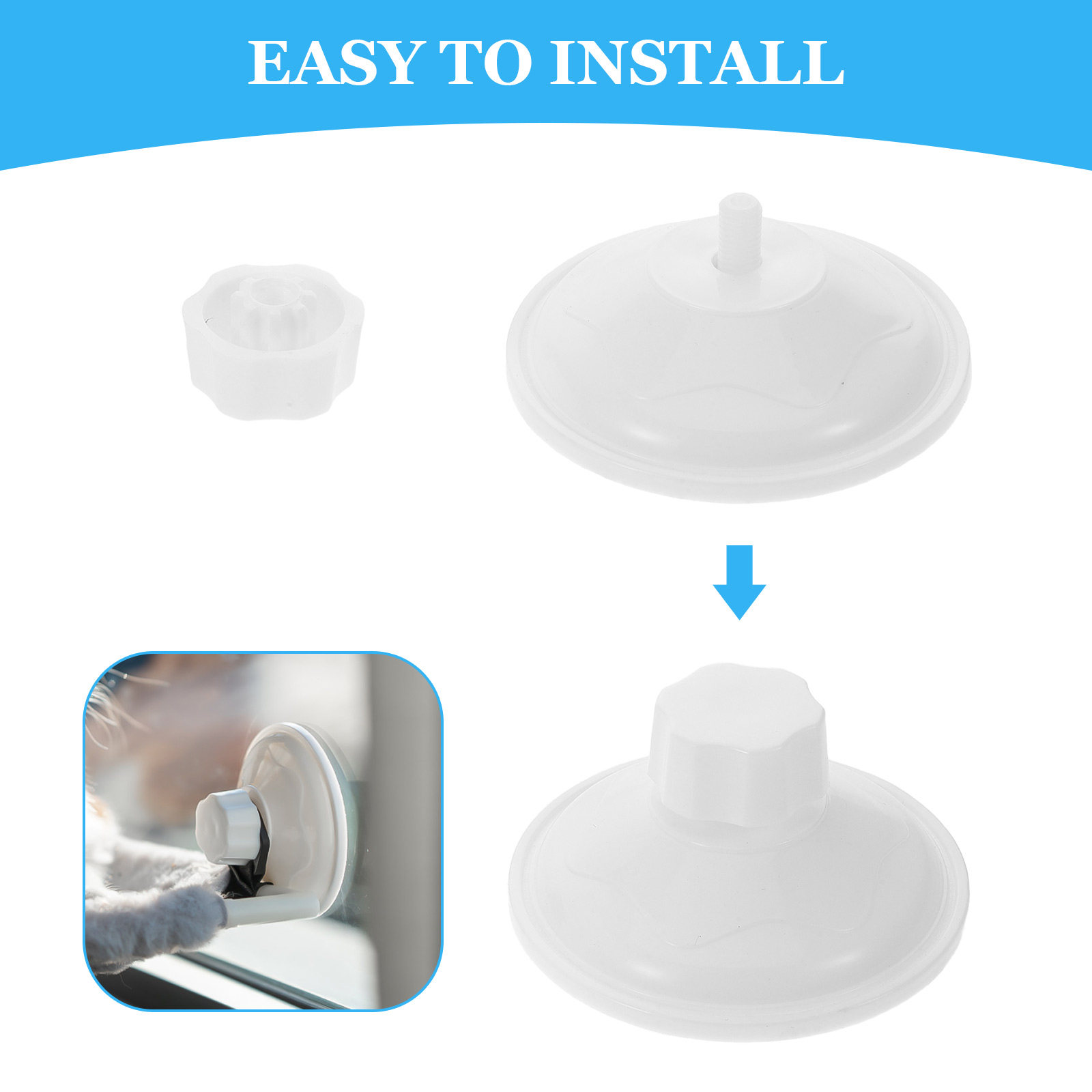 4Pcs Cat Window Perch Suction  - Cat Window Perch ulasan dan harga