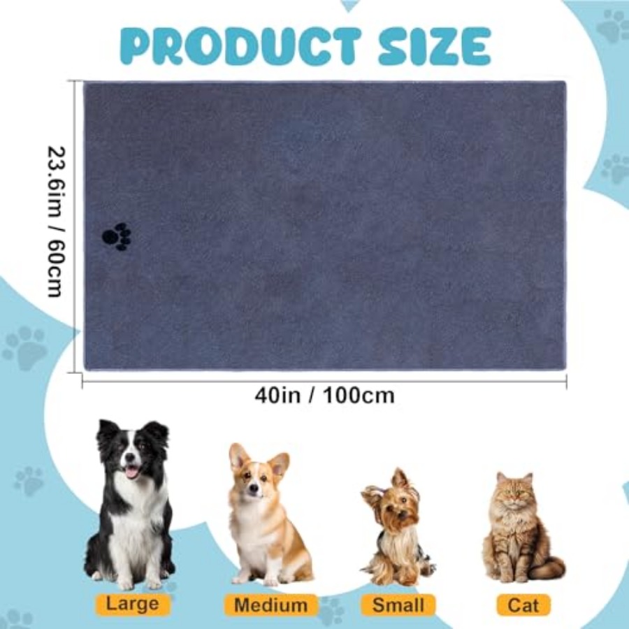 Microfiber Dog Towels for Dryi - Pet X Supplies & Tack Grooming ulasan dan harga