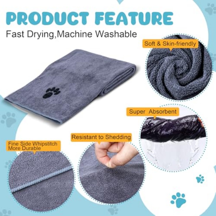 Microfiber Dog Towels for Dryi - Pet X Supplies & Tack Grooming ulasan dan harga