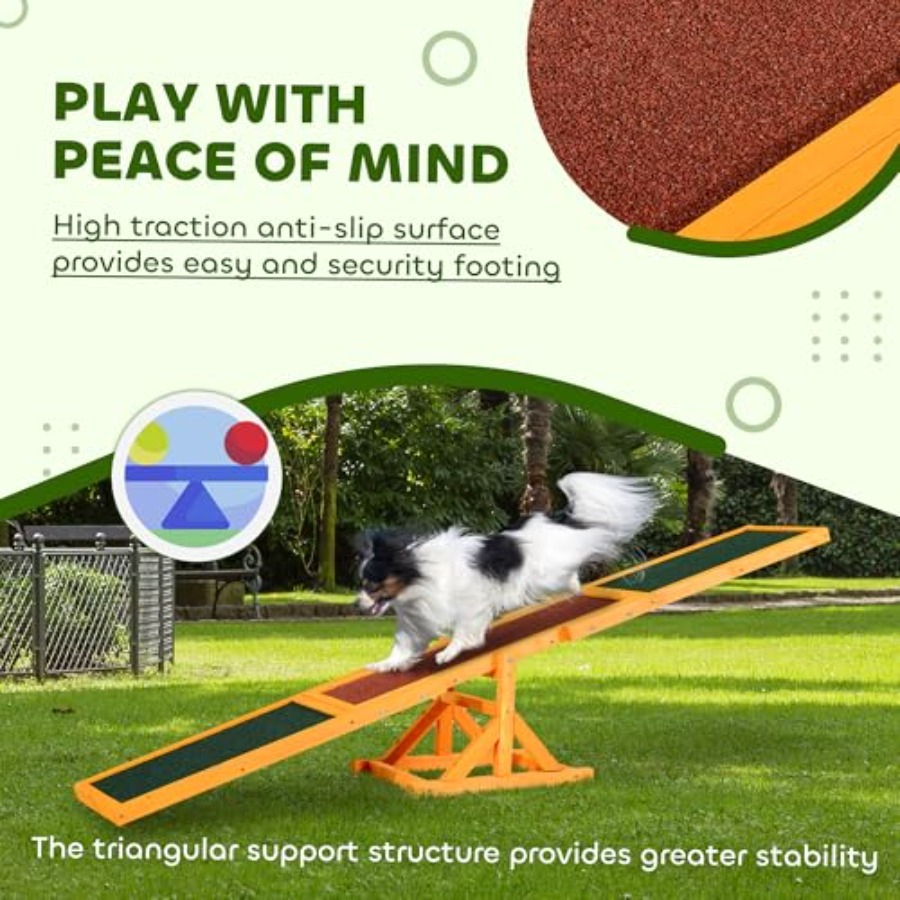 Wooden Dog Agility Seesaw for  - Pet X Supplies & Tack Grooming ulasan dan harga