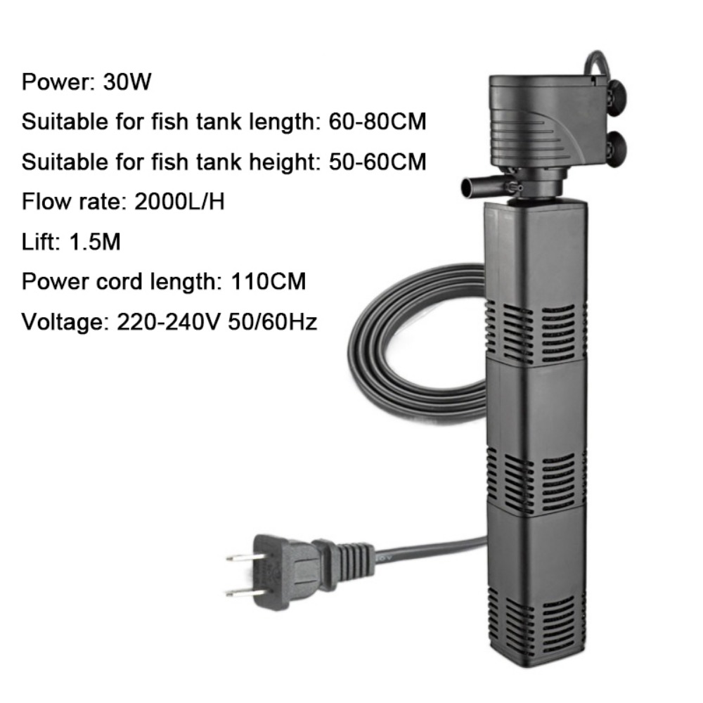 Plastic 3 in 1 Fish Tank Filte - Fish Tank Filter Pump ulasan dan harga