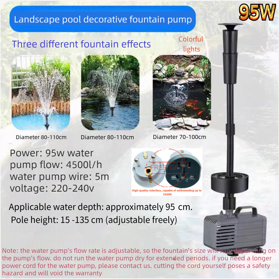 Fountain pump, water pump, lan - Fish Tank Filter Pump ulasan dan harga