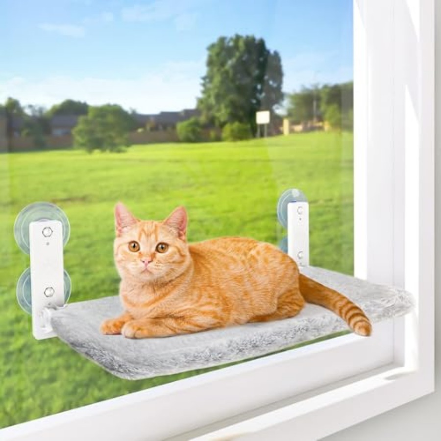 Cordless Cat Window Perch, Cat - Cat Window Perch ulasan dan harga