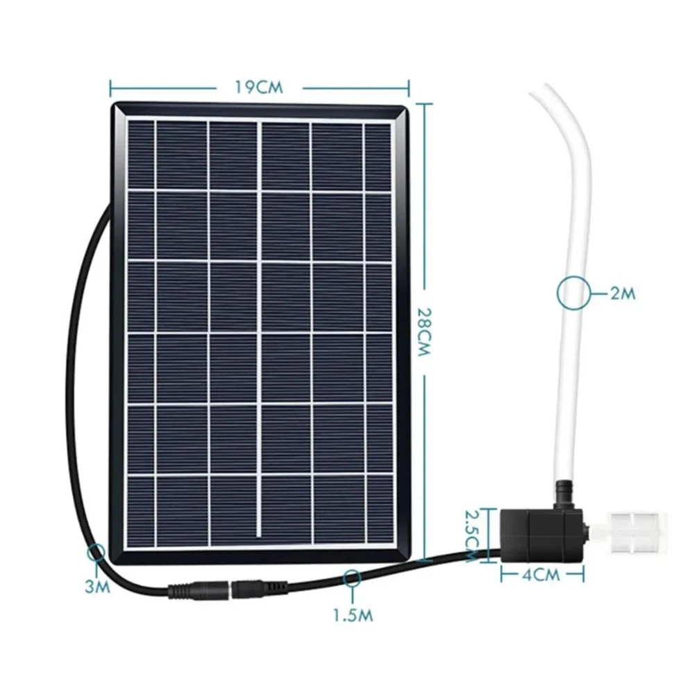 Small Solar Water Pump 12V Cir - Fish Tank Filter Pump ulasan dan harga