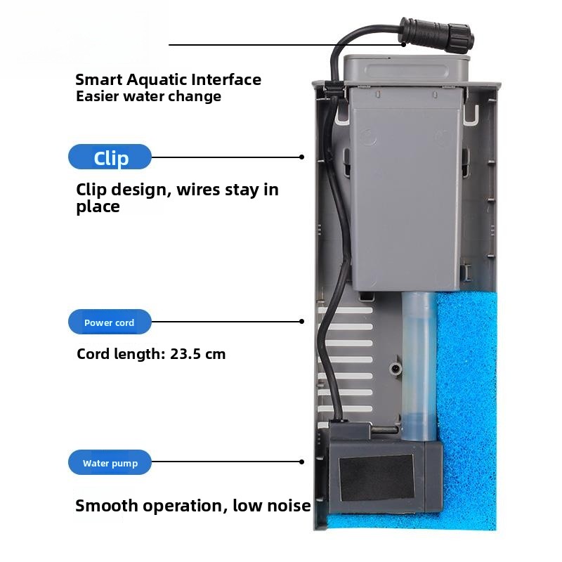 Smart Filter Material for  Fis - Fish Tank Filter Pump ulasan dan harga