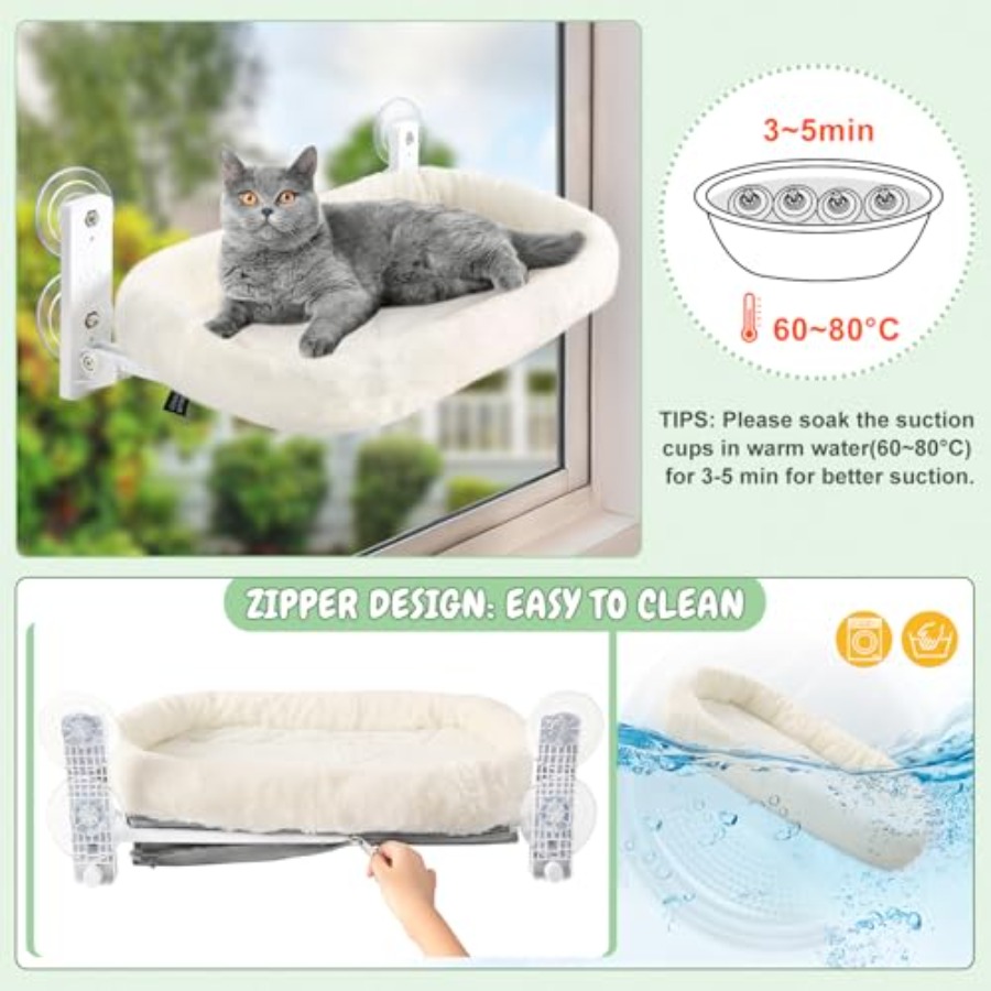 2PCS Cat Window Perch Hammock  - Cat Window Perch ulasan dan harga