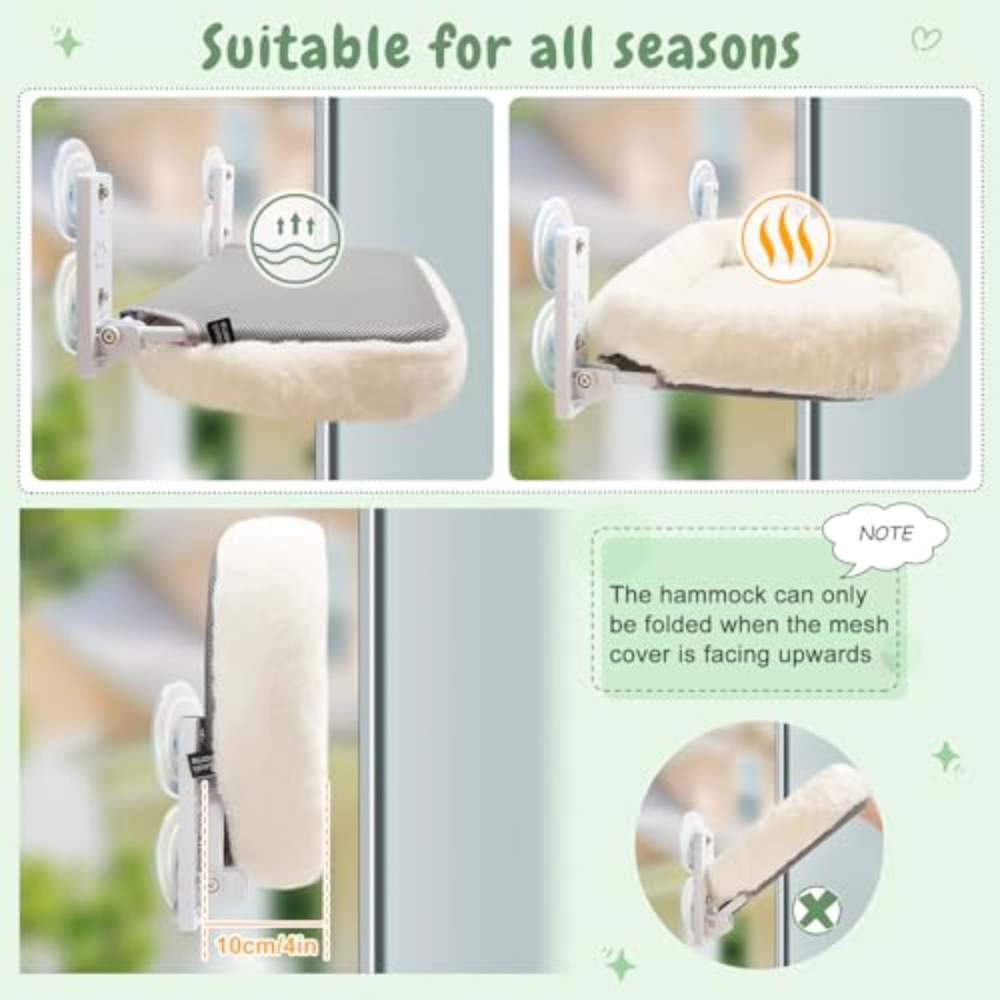 2PCS Cat Window Perch Hammock  - Cat Window Perch ulasan dan harga