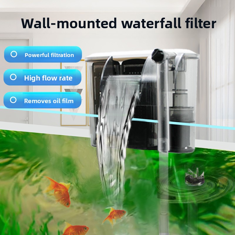  Wall-Mounted Aquarium Water P - Fish Tank Filter Pump ulasan dan harga