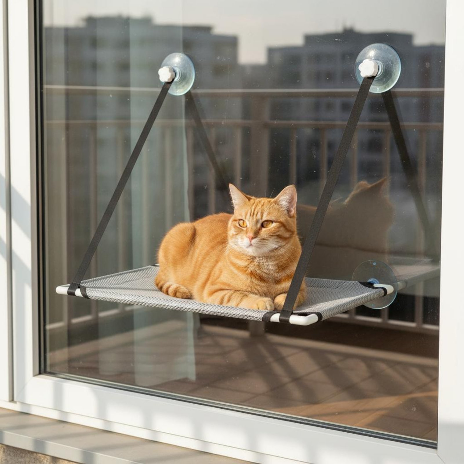 Feline Window Perch Space Savi - Cat Window Perch ulasan dan harga